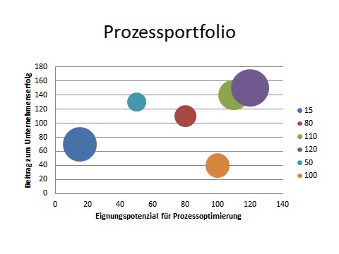 Prozessportfolio fr Prozess Potenzial Analyse